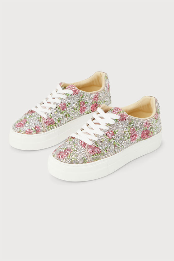 SB-SIDNY: RHINESTONE FLORAL 1