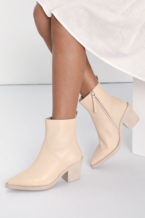 Seychelles　Shooting　Lulus　Star　Cream　Leather　Ankle　Boots　Boots