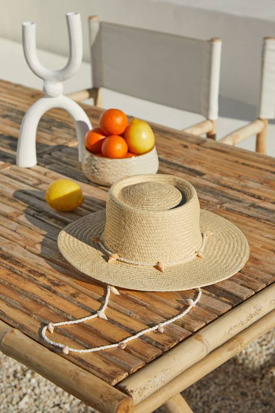 Lack of Color Seashells Boater Straw Hat Summer Hat Sun Hat Lulus