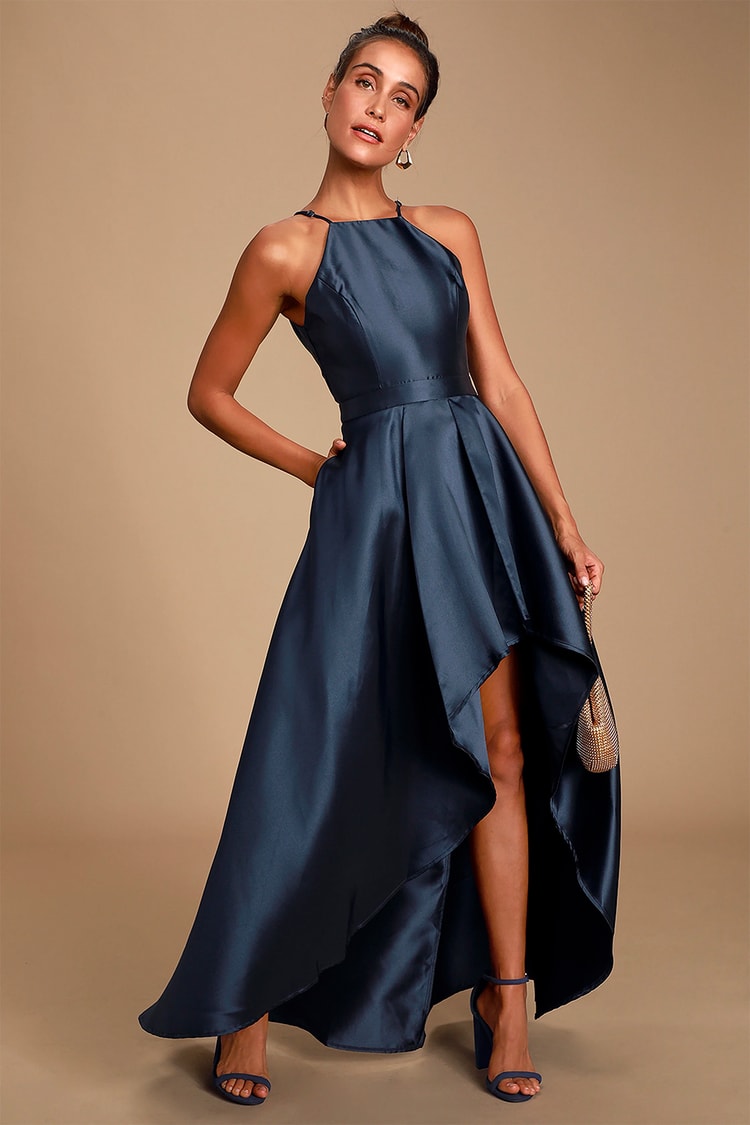 Lulus Broadway Show High-Low Maxi Dress