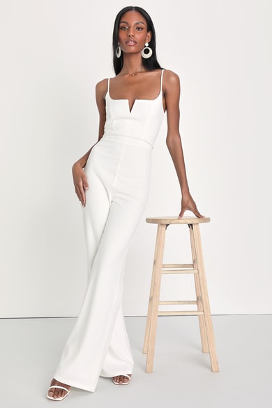 Brudgom Spænding nøje White Jumpsuits for Women - Lulus