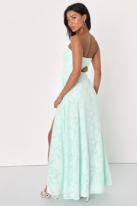 Mint Floral Dress main image 1
