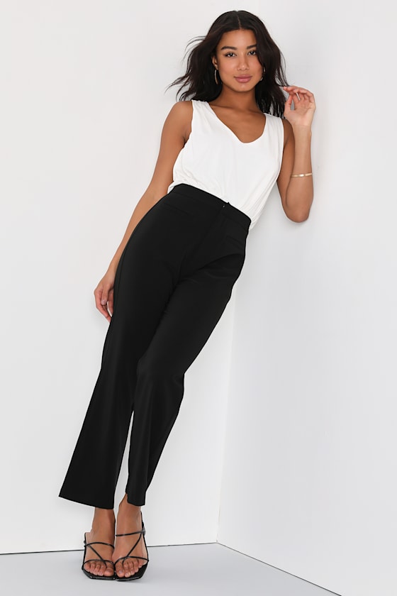 Chic on Repeat Ivory V-Neck Sleeveless Bodysuit 1