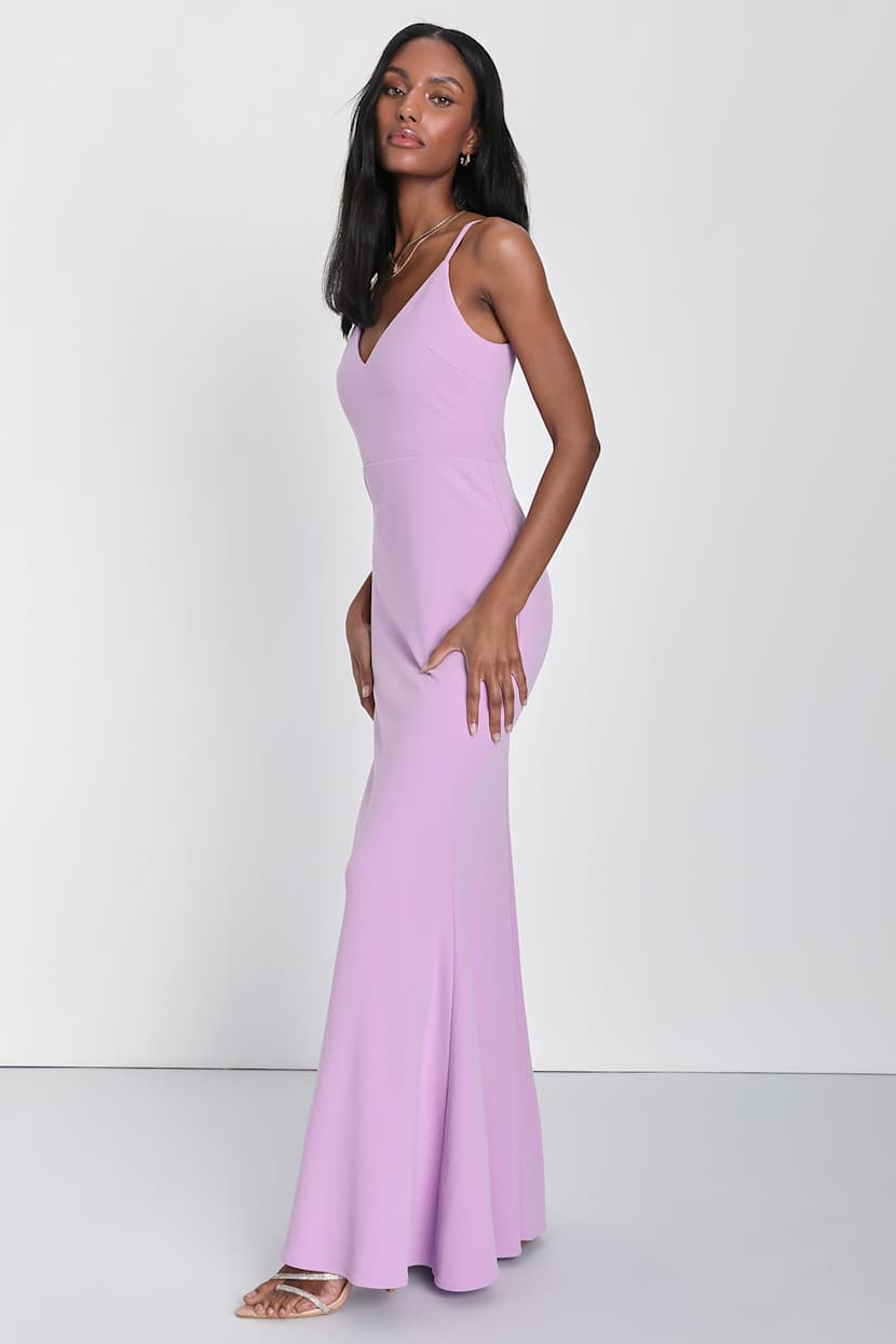 infinite glory wine red maxi dress Pretty Lavender Maxi Dress - Mermaid Maxi Dress - Bodycon Maxi