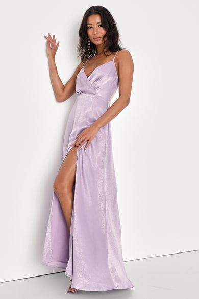 Lulus Plum Purple Floral Tiered Maxi Dress
