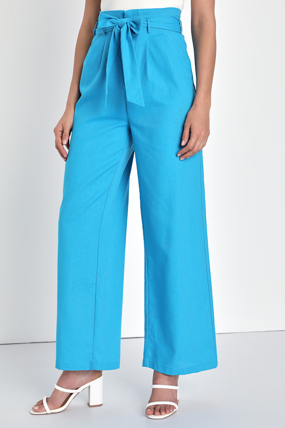 パンツ MALIPARMI Woman Pants Turquoise JH012950203 82009 VICOLO | Turquoise Women's Casual Pants | YOOX