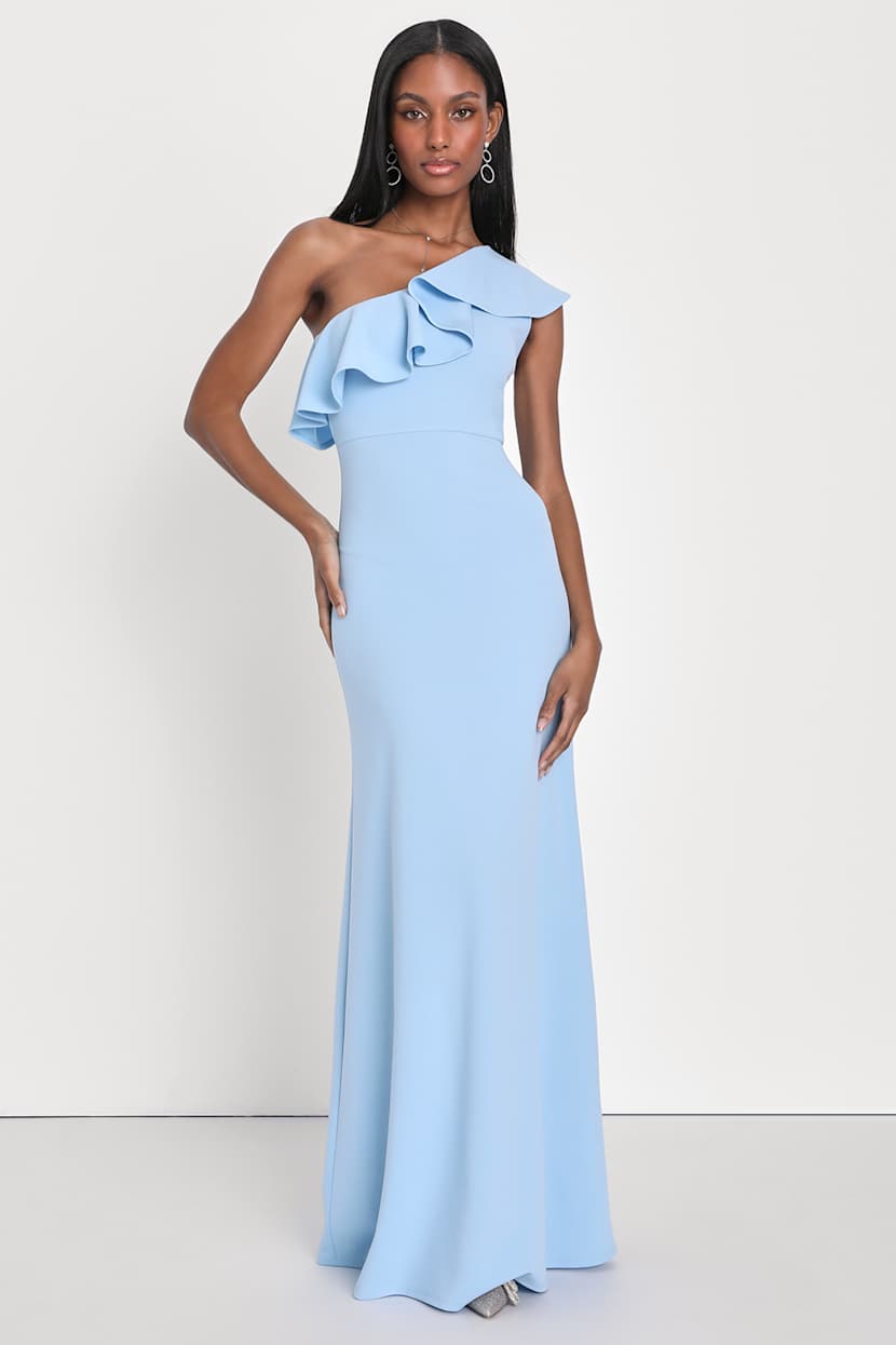 strapless open back dress One-Shoulder Graphic T-Shirt Dress main image 0