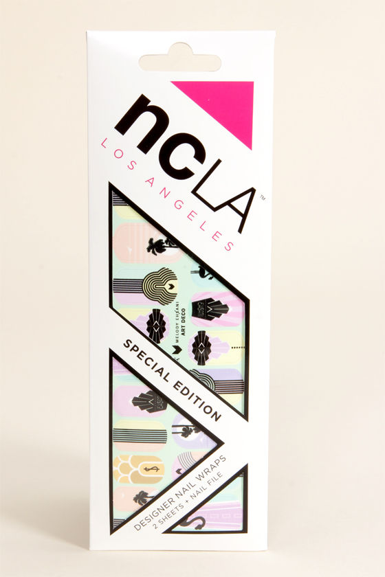 NCLA Art Deco Nail Wraps Pastel Nail Wraps 16.00 Lulus