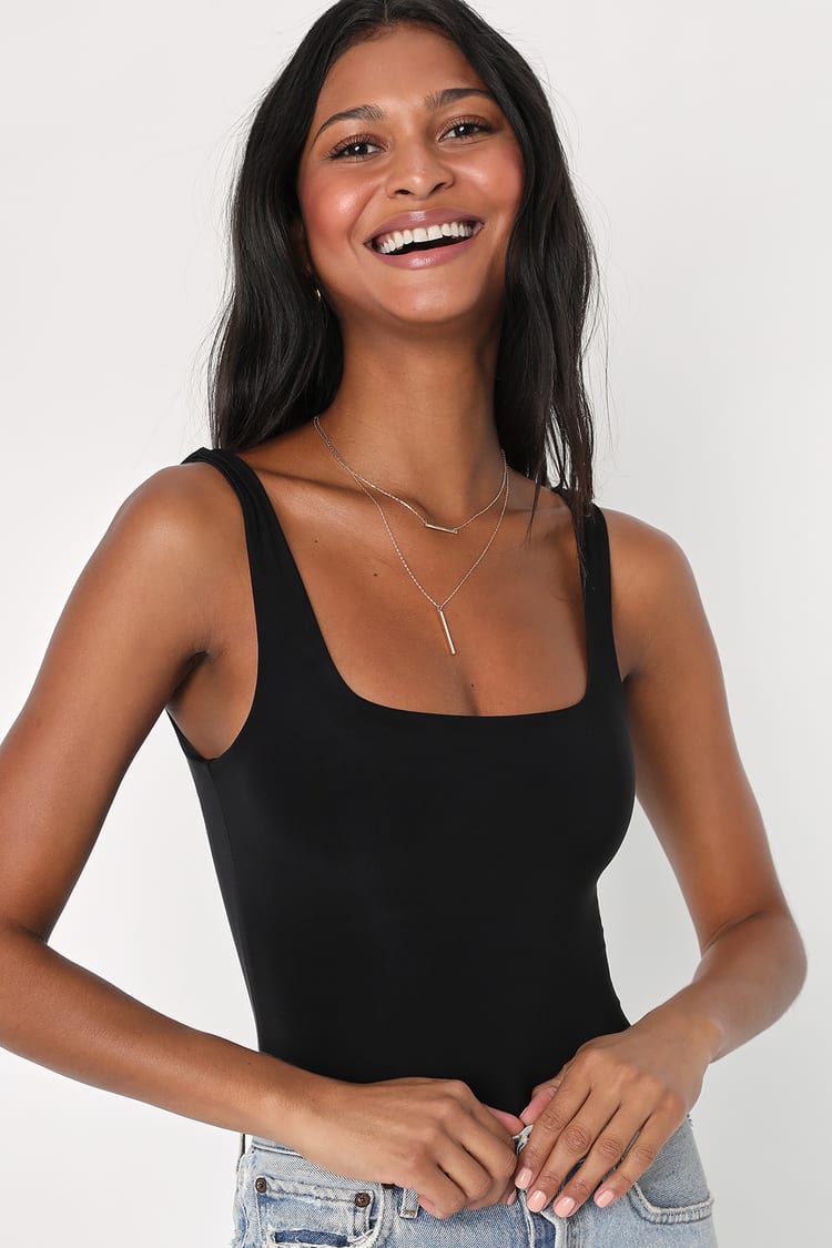 Wholesale Sexy Skinny Skims Basic Bodysuit Sleeveless Tank Tops