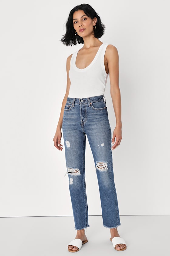 Simple Bliss White Scoop Neck Cotton Tank Top 2