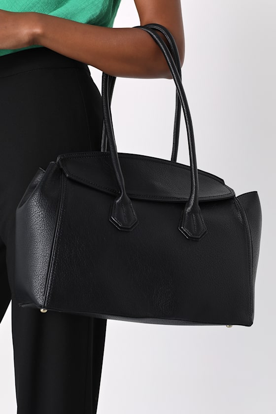 Black Tote Bag Black Work Bag Commuter Bag Office Bag Lulus