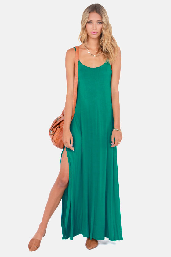 teal maxi