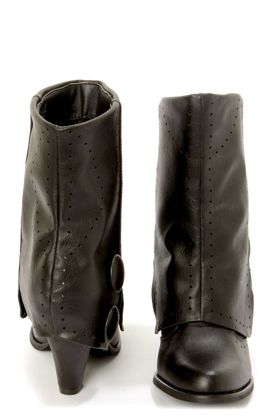 men's fold over boots