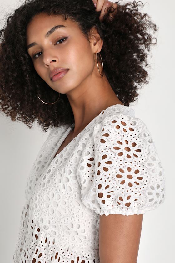 LITMUS Sheer Lace Puffy Top 【 White 】 11748981_2452231.jpg