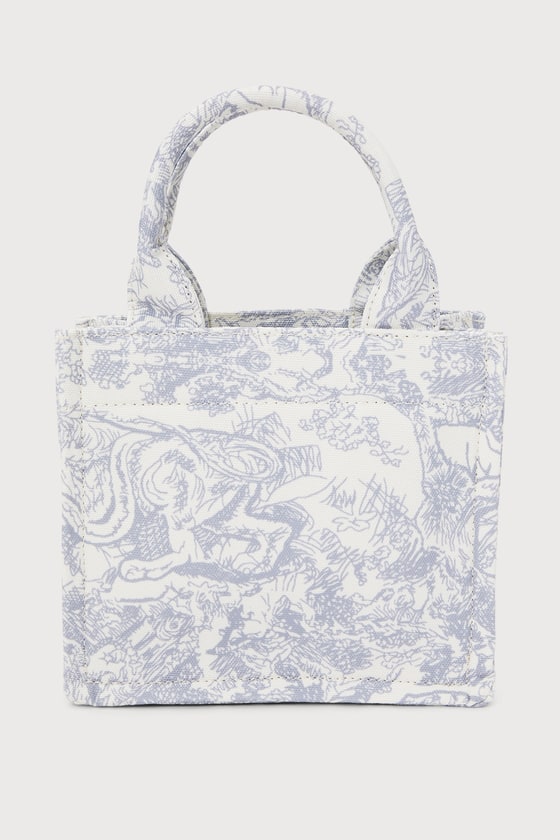 Tote Bag / Navy Toile