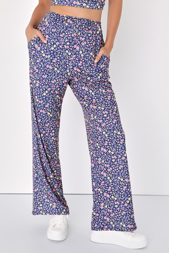 Lilette Signature Floral Lounge Set - Blue Floral