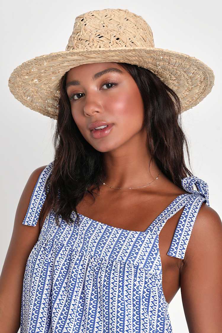 Wyeth Suki Straw Hat in Light Tan Suki in Natural main image 2