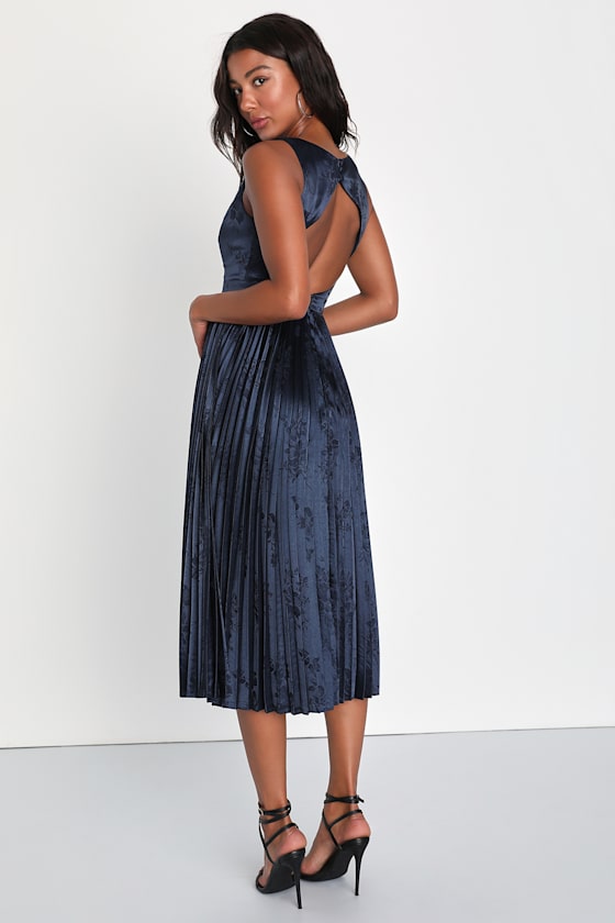boho chic summer dresses Dress – Craft N Fashion Blue Crinkled V-Neck Mini Width:3E top500