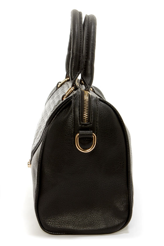 Chic Black Purse Vegan Handbag 42.00 Lulus