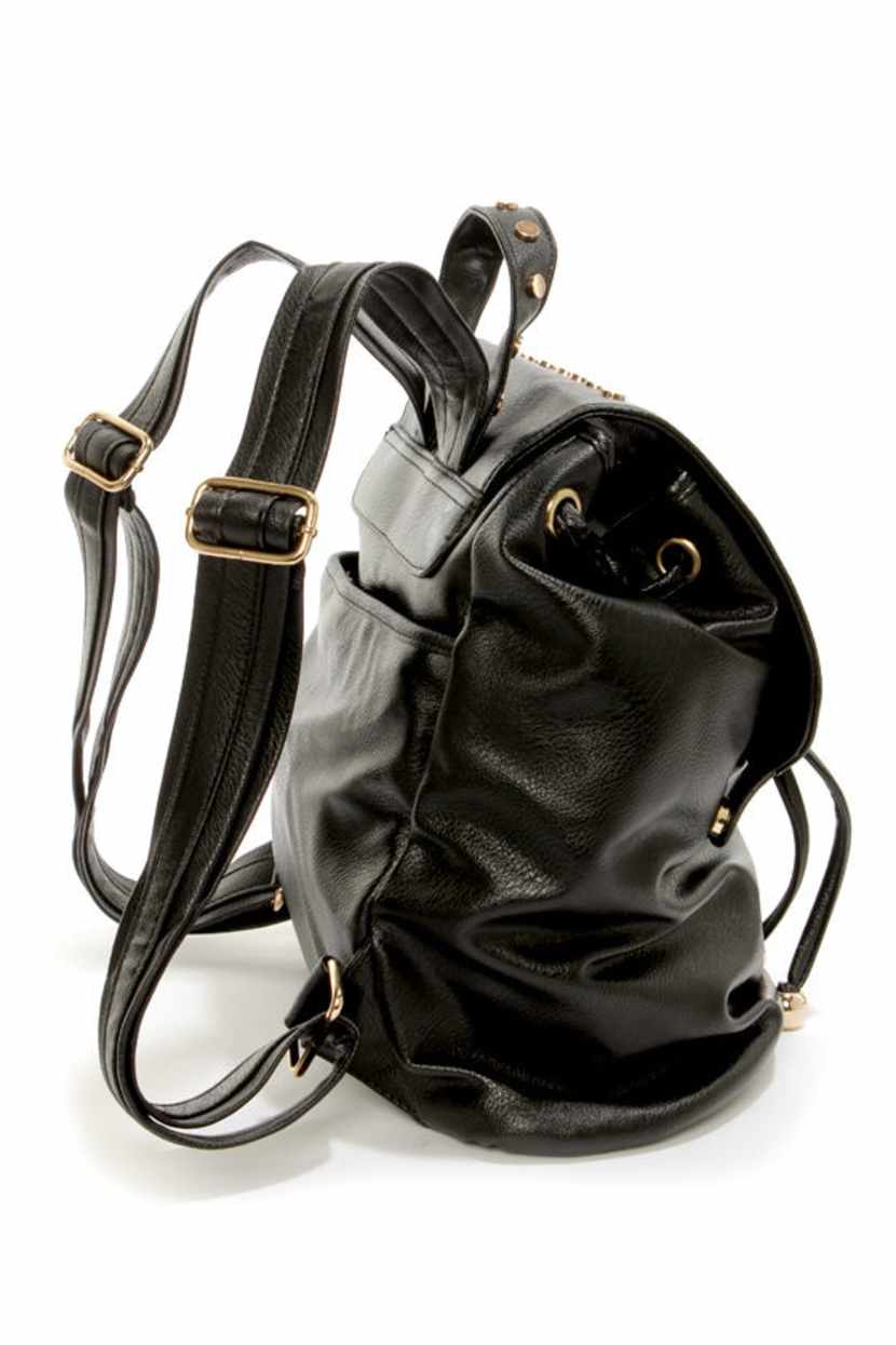 Cute Studded Backpack - Black Backpack - $47.00 - Lulus display picture 1
