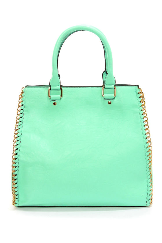 Cute Mint Handbag Mint Purse Mint Tote 49.00 Lulus