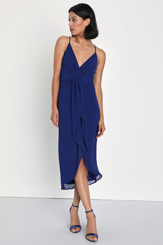 Dotted Swiss Blue Dress