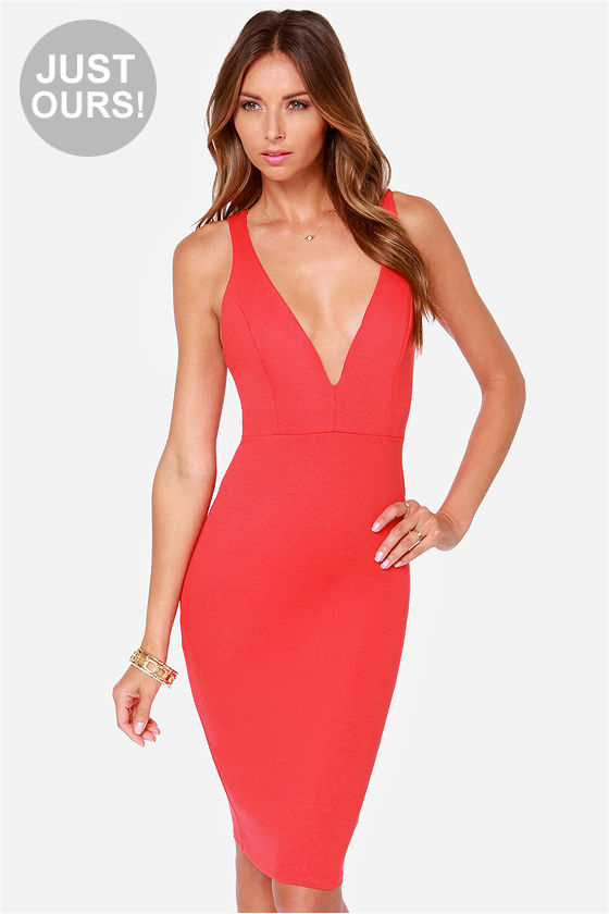 LULUS Exclusive Gracefully Yours Red Dress