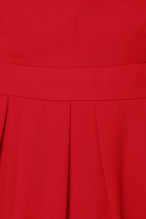 Cute Red Dress - Sleeveless Dress - $49.00