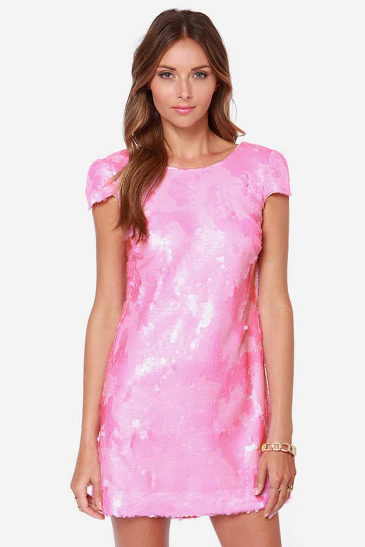 Dress the Population Brooke Dress - Pink Dress - Sequin Dress - $171.00 - Lulus Dress the Population Brooke Dress - Pink Dress - Sequin Dress - $171.00 - Lulus