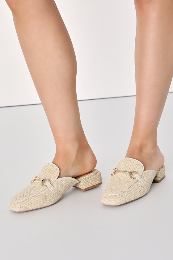 Raffia Loafers Loafer Mules Loafer Slides SlideOn Loafers Lulus