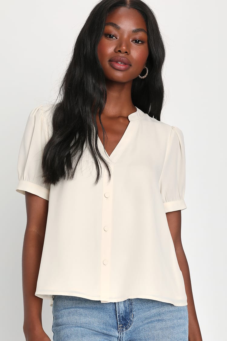 short sleeve blouse womens