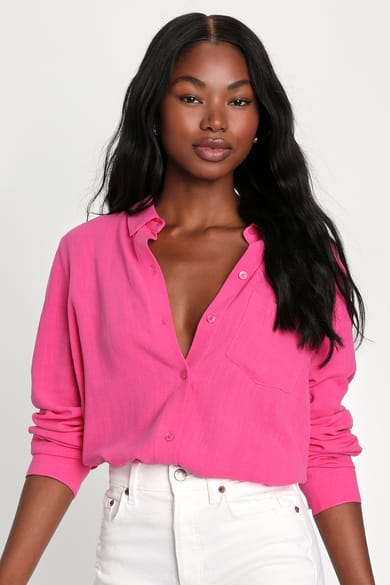 pink dressy shirt