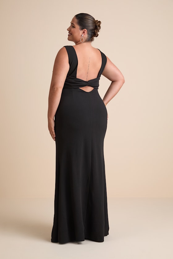 Chic Black Maxi Dress - Mermaid Maxi Dress - Knotted Maxi Dress - Image 7