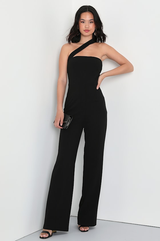 LOOK 520 JUMPSUIT WITH 1 SHOULDER DETAIL