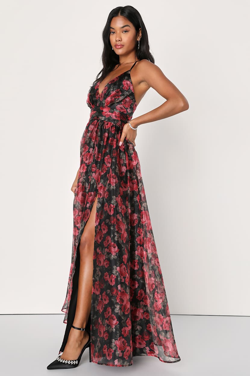 knit floral maxi dress Soft Knit Maxi Floral Dress · Filly Flair