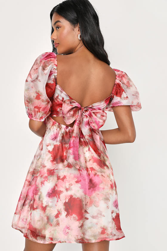 ワンピース overdue flair ORGANZA BALLOON MINI DRESS overdue flair ORGANZA BALLOON MINI DRESS