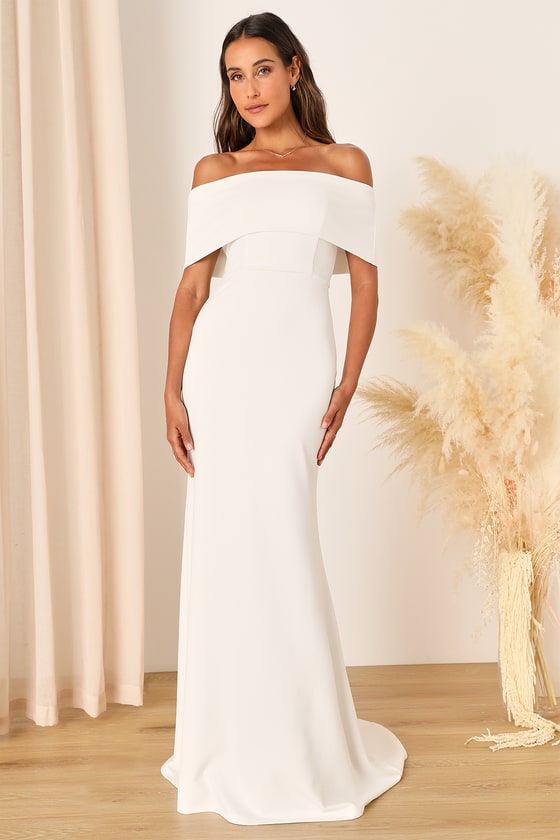Buy Daisyaner Women's Off Shoulder V-Neck Formal Dresses Wedding Gowns  Elegant Evening Cocktail Long Dresses for Party, Blush, Medium at Amazon.in