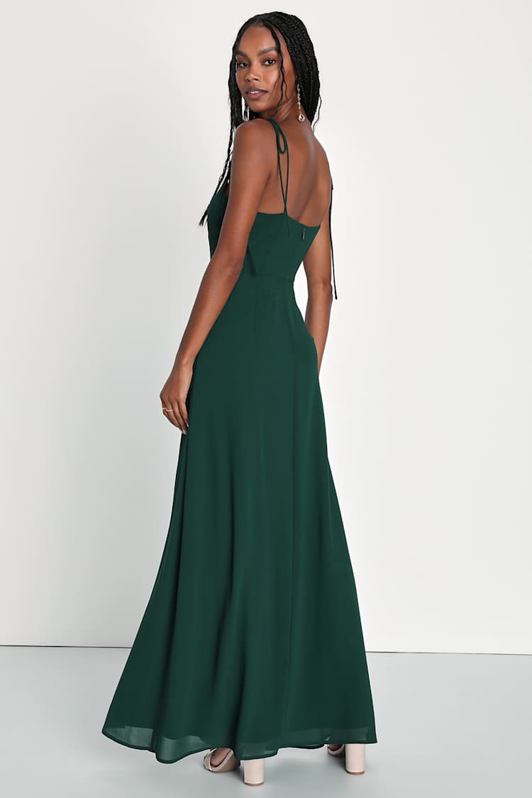 Emerald Green Maxi Dress - Tie-Strap Dress - Bridesmaid Dress - Lulus Emerald Green Maxi Dress - Tie-Strap Dress - Bridesmaid Dress - Lulus