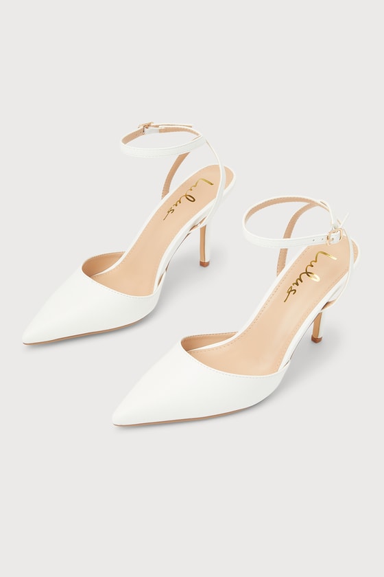 PAINKILLER WHITE High Heels | Buy Women's HEELS Online | Novo Shoes NZ