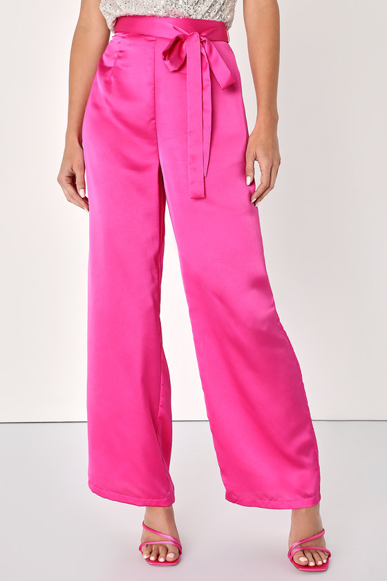 Plus Size Satin Pants Plus Size Wide Leg Pants Plus Size
