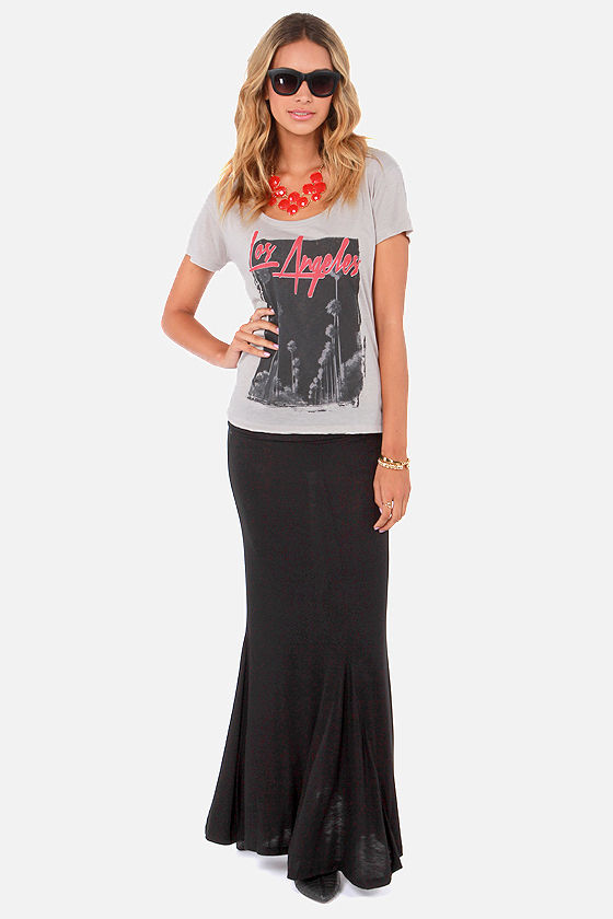 mermaid maxi skirt