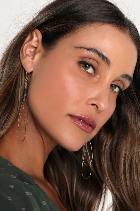 Layered on sale teardrop earrings
