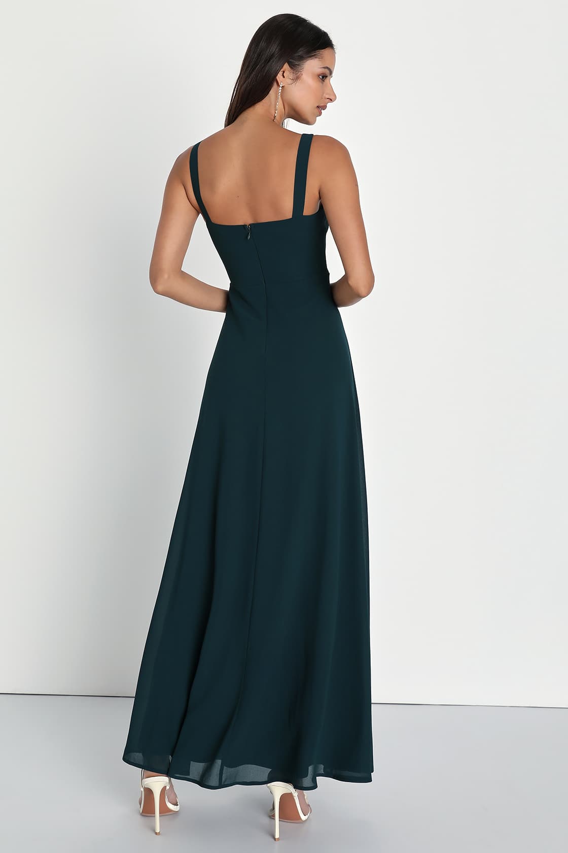 Remarkable Arrival Emerald Green Sleeveless Maxi Dress
