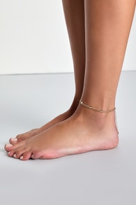 Special Shine Gold Chain Layered Anklet