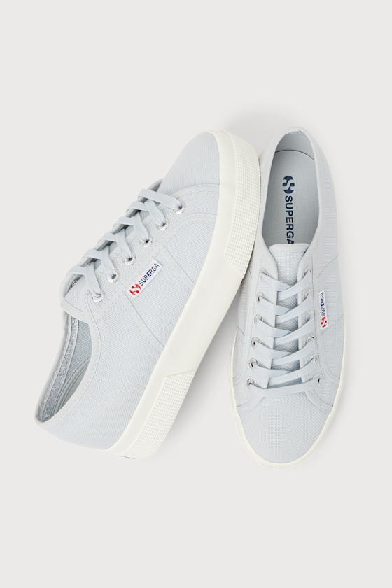 Superga 2740 Platform - Grey Canvas Sneakers - Platform