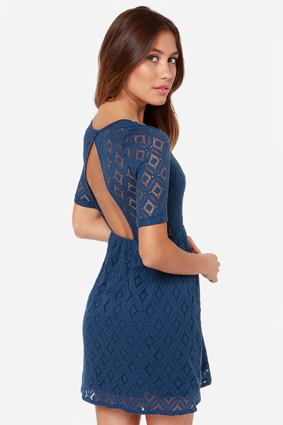 roxy blue dress