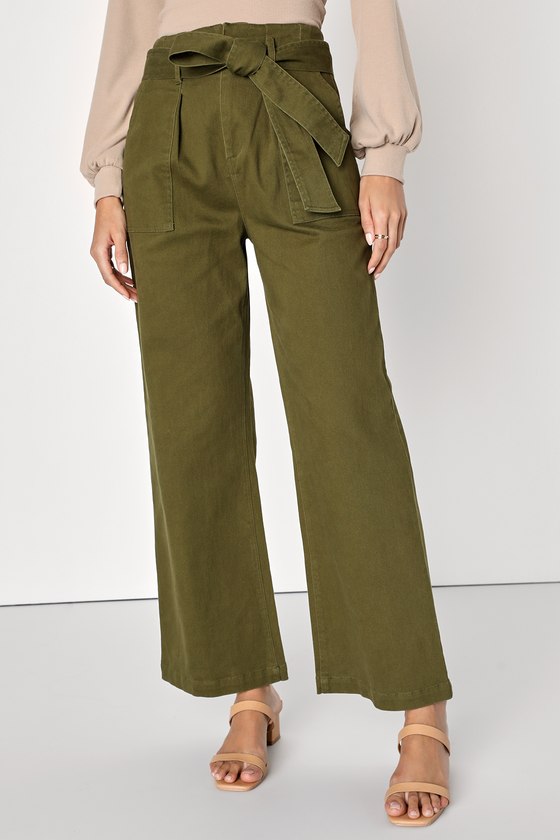 Laguna Cropped Pants - Green
