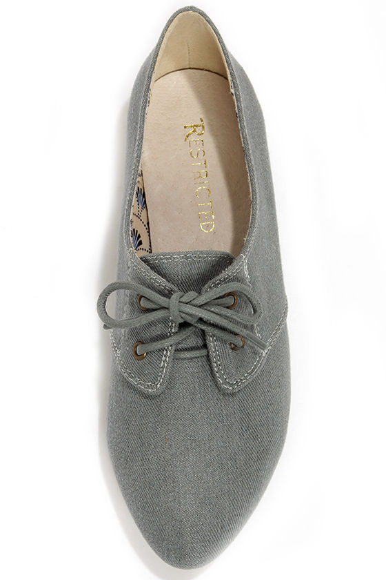 cute gray flats