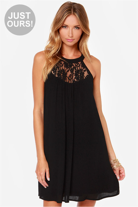 denim sweetheart dress Neck Puff Sleeve Mini Color:Black Floral BRIDAL SHOWERS Tadashi Shoji Black Cocktail