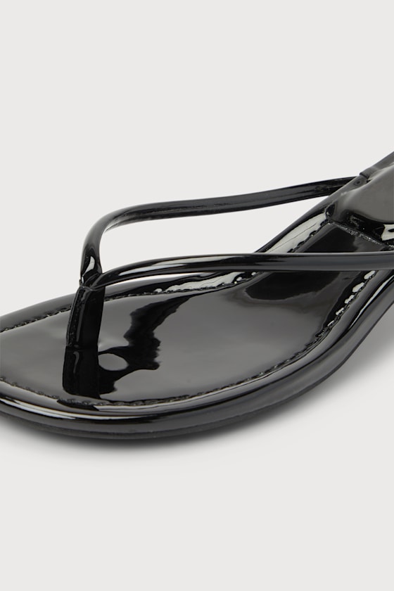 Daylen Black High Heel Sandals 1